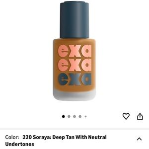 220 Soraya | Exa Beauty - Natural High Fidelity Foundation | Deep Tan, Neutral